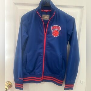 Mitchell & Ness Kids Royal Blue Knicks Jacket